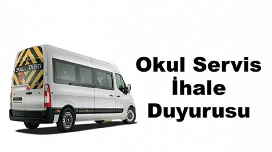 ÖĞRENCİ SERVİS İHALESİ DUYURUSU